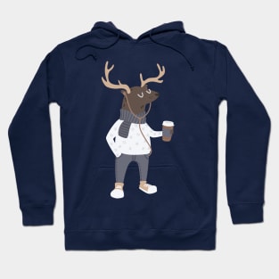 Hipster Deer Hoodie